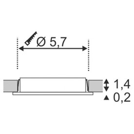 SLV Einbau LED Lampe Typ DL 126