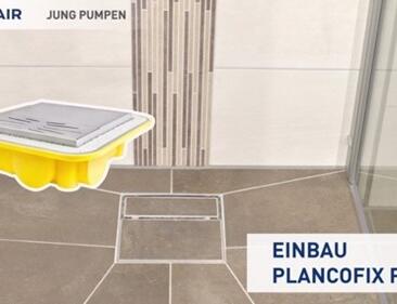 Plancofix plus Duschablauf mit Pumpe